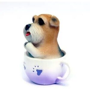 Cute Dog in Mug