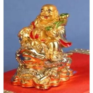 Laughing Buddha on Dragon