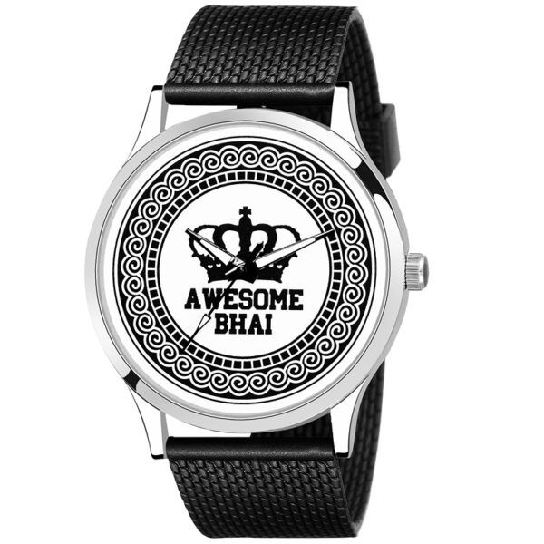 Rakhi Special Silver Case Watch