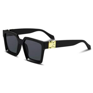 Square Black Sunglass